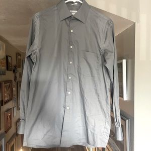 Van Heusen Regular Fit Sateen Button Down